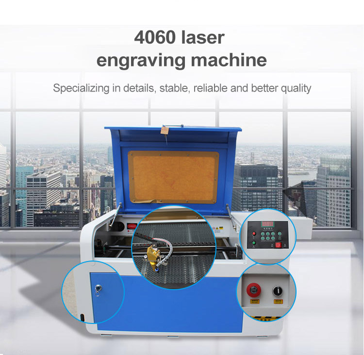 Laser Wood Cutting Machine Price 4060 Laser Co2 Engraving Machine 100w 80w 60w