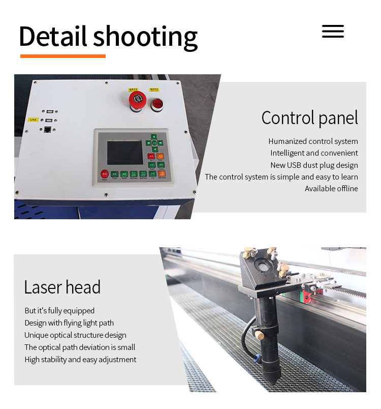 100w Co2 Laser Engraving Cutting Machine Mdf Laser Cutting Machine 1325