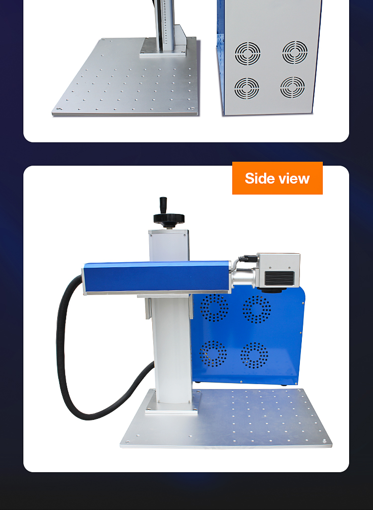 30w Fiber Laser Marking Machine Raycus Source Split Fiber Laser Marking Machine Metal