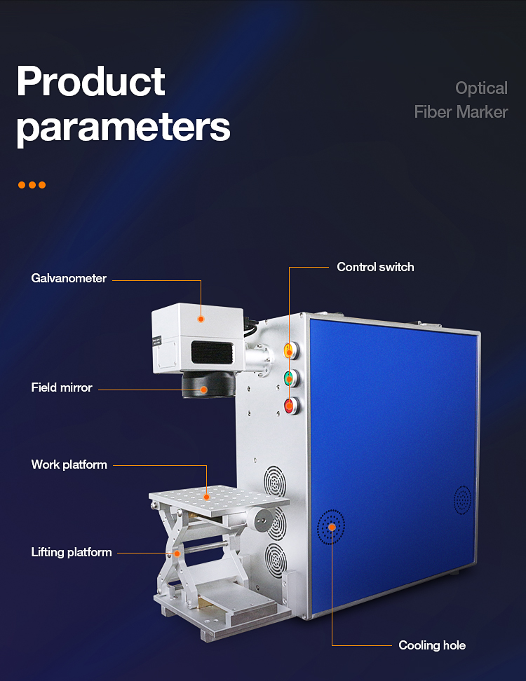 20w Fiber Laser Marking Machine Portable Laser Marker Raycus Source ortur laser master 2