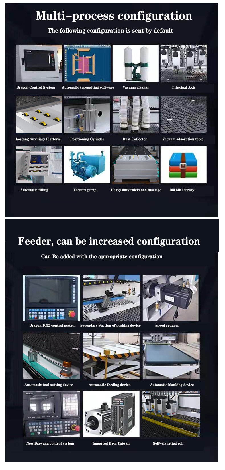 Songli 1325 Four Process Woodworking Machine Wood CNC Router | Wood Engraving Machine 3.5KW/4.5KW/6.0KW